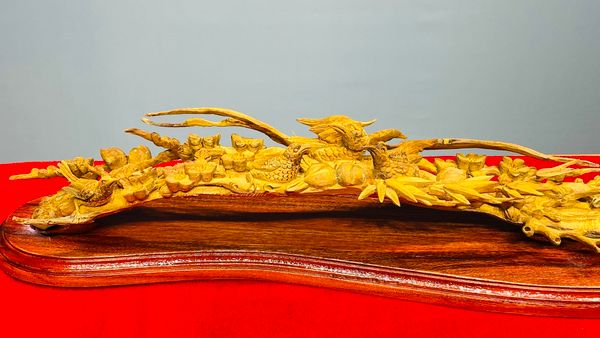 Cầu Phu Thê Viên Mãn Gỗ Hoàng Đàn