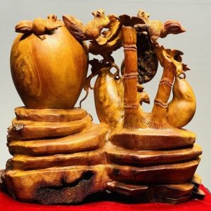 Dàn Bầu Sóc Gỗ Nu Hương