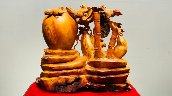 Dàn Bầu Sóc Gỗ Nu Hương
