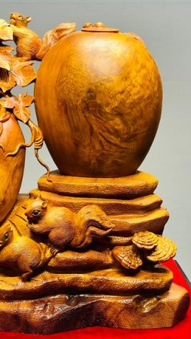 Dàn Bầu Sóc Gỗ Nu Hương
