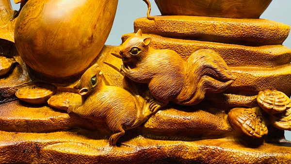 Dàn Bầu Sóc Gỗ Nu Hương