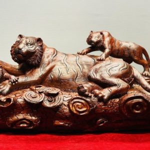 Hổ Mẫu Tử Gỗ Tử Đàn