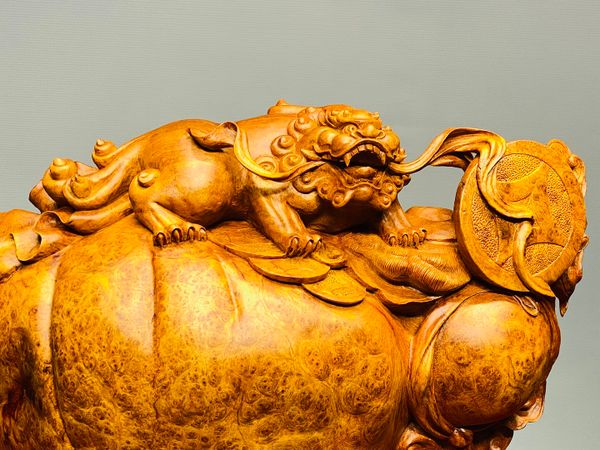 Nhất Nghê Trấn Bao Tiền Gỗ Nu Ngọc Am