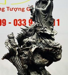 Đạt Ma Hàng Long Gỗ Mun Sừng