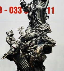 Đạt Ma Hàng Long Gỗ Mun Sừng