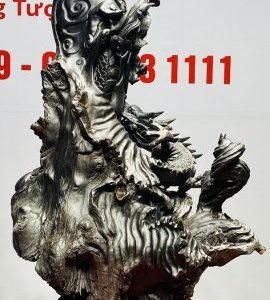 Đạt Ma Hàng Long Gỗ Mun Sừng