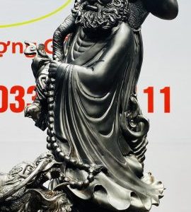 Đạt Ma Hàng Long Gỗ Mun Sừng
