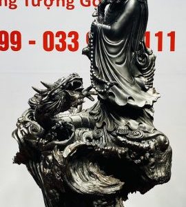 Đạt Ma Hàng Long Gỗ Mun Sừng