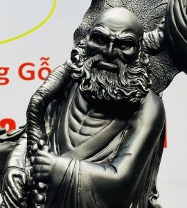Đạt Ma Hàng Long Gỗ Mun Sừng