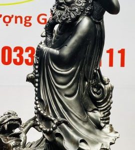 Đạt Ma Hàng Long Gỗ Mun Sừng