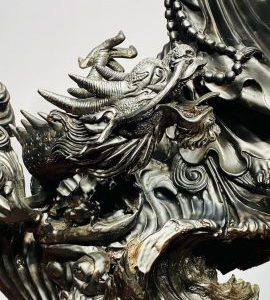 Đạt Ma Hàng Long Gỗ Mun Sừng