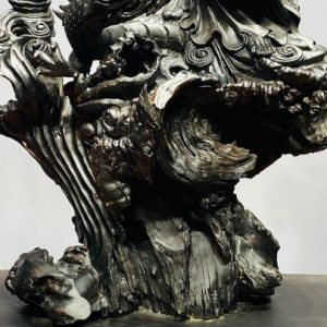 Đạt Ma Hàng Long Gỗ Mun Sừng