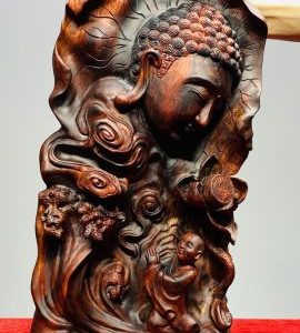 Nhất Tâm Bái Phật Gỗ Trắc