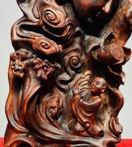 Nhất Tâm Bái Phật Gỗ Trắc