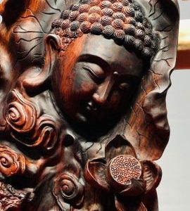 Nhất Tâm Bái Phật Gỗ Trắc
