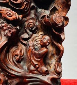 Nhất Tâm Bái Phật Gỗ Trắc