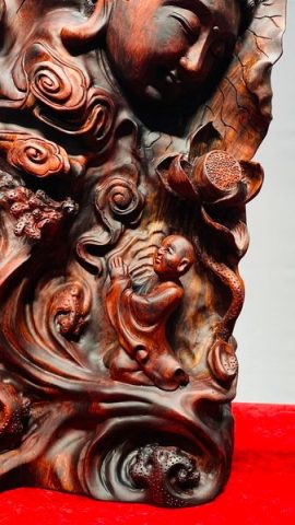 Nhất Tâm Bái Phật Gỗ Trắc