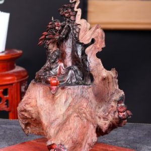 Thần Trà Ngồi Tùng Gỗ Nu Trắc