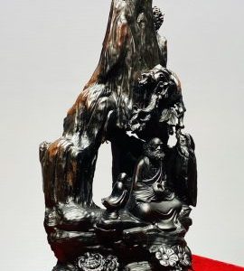 Đạt Ma Ngồi Thiền Gỗ Trắc