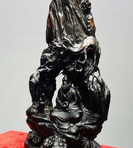 Đạt Ma Ngồi Thiền Gỗ Trắc