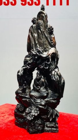 Đạt Ma Ngồi Thiền Gỗ Trắc