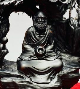 Đạt Ma Ngồi Thiền Gỗ Trắc