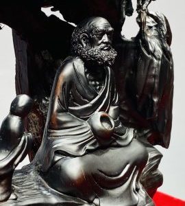 Đạt Ma Ngồi Thiền Gỗ Trắc