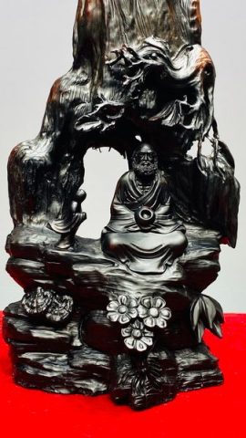 Đạt Ma Ngồi Thiền Gỗ Trắc