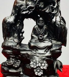 Đạt Ma Ngồi Thiền Gỗ Trắc