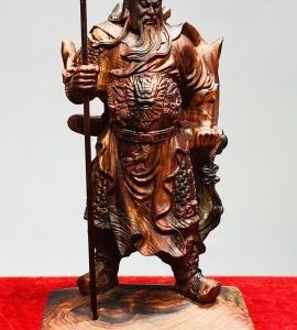Quan Công Chống Đao Gỗ Trắc