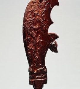 Quan Công Chống Đao Gỗ Trắc