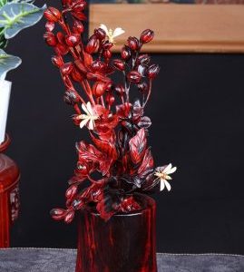 Bình Hoa Lan Gỗ Trắc
