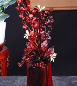 Bình Hoa Lan Gỗ Trắc