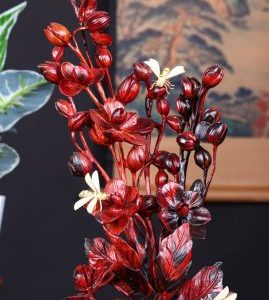 Bình Hoa Lan Gỗ Trắc