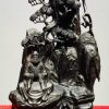 Đạt Ma Ngồi Thiền Gỗ Trắc
