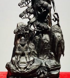 Đạt Ma Ngồi Thiền Gỗ Trắc