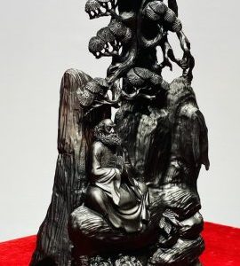 Đạt Ma Ngồi Thiền Gỗ Trắc