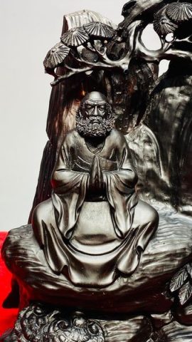 Đạt Ma Ngồi Thiền Gỗ Trắc