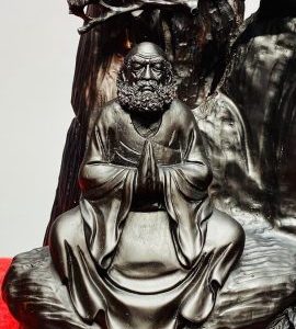 Đạt Ma Ngồi Thiền Gỗ Trắc