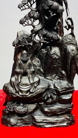 Đạt Ma Ngồi Thiền Gỗ Trắc