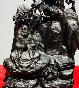 Đạt Ma Ngồi Thiền Gỗ Trắc
