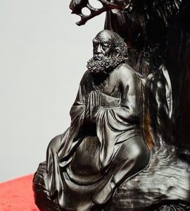 Đạt Ma Ngồi Thiền Gỗ Trắc