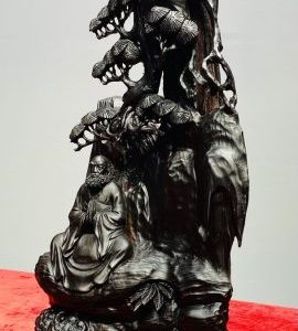 Đạt Ma Ngồi Thiền Gỗ Trắc