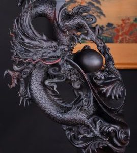 Nhất Long Nhả Ngọc Gỗ Trắc