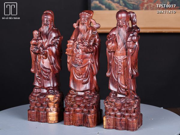 Tam Đa Phúc Lộc Thọ Gỗ Cẩm Cao 38