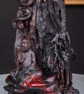 Đạt Ma Ngồi Thiền Gỗ Trắc