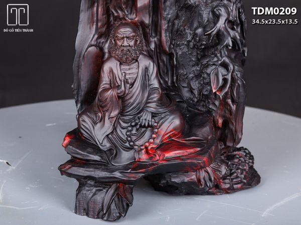 Đạt Ma Ngồi Thiền Gỗ Trắc