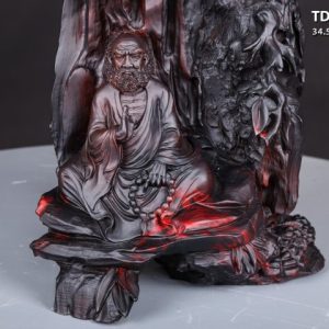 Đạt Ma Ngồi Thiền Gỗ Trắc