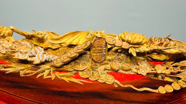 Cầu Dơi Ngũ Phúc Gỗ Hoàng Đàn