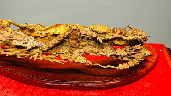 Cầu Dơi Ngũ Phúc Gỗ Hoàng Đàn